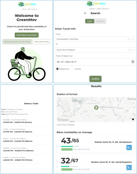 greenmov app screens
