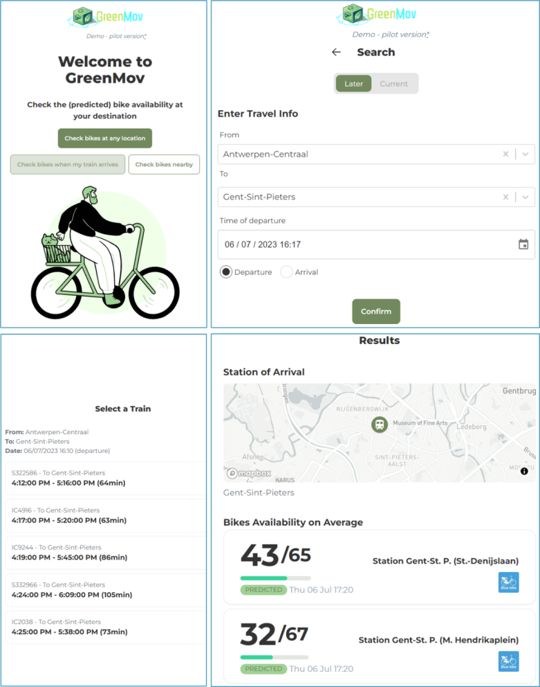 greenmov app screens